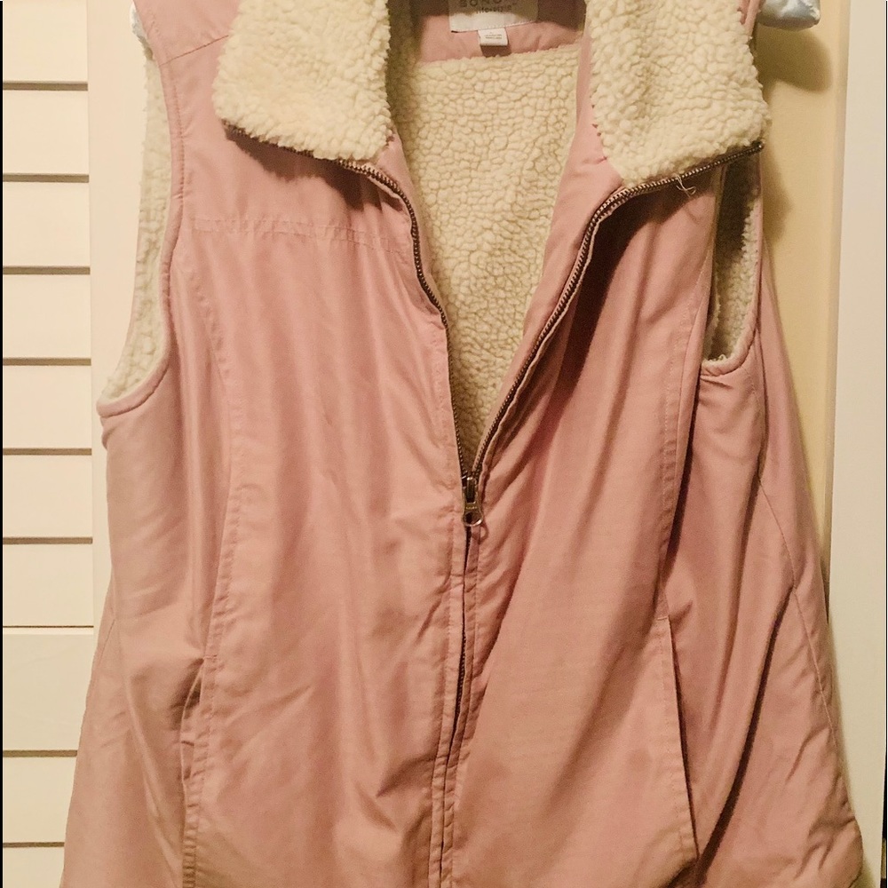 Winter vest dusty pink 💕